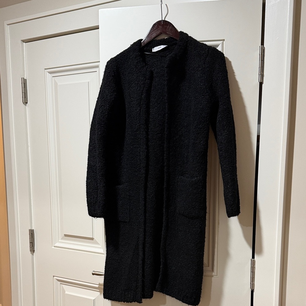 Mango Black Teddy Jacket